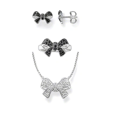 Fairy black bowknot design bridal fashion jewellery sets