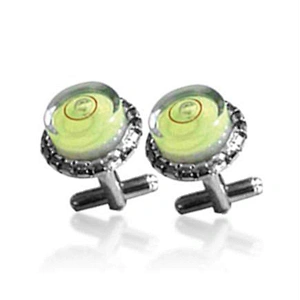 Elegant handmade flower design silver or brass cuffl link