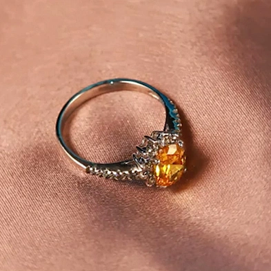 High quality silver gold gemstone rings for men and women