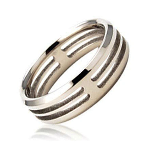 2019 wholesale chief design titanium flat 6 inch rubber ring