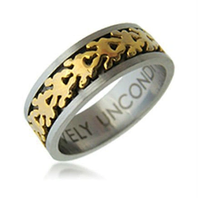 Gold decorative men finger modern jewellery sets stainless steel