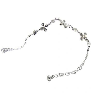 Custom Cross 18K Gold Plated Religion Jewelry Chain Link Bracelet