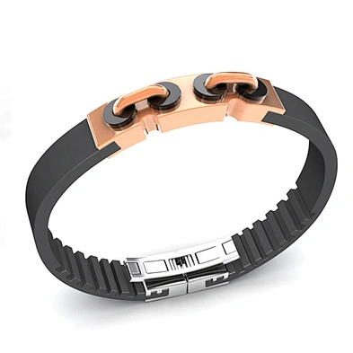 Modern cool half area button design leather strips for bracelets