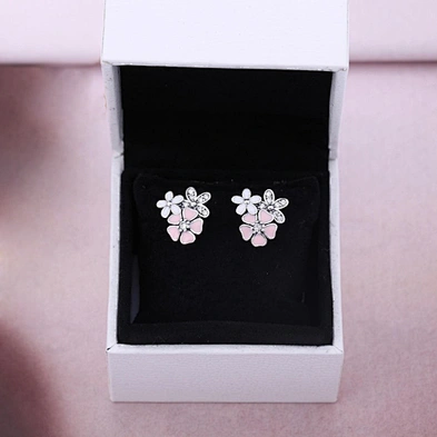 Latest Fashion Accessories Jewelry Custom Flower Blossom Earring Women