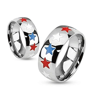 Stainless steel cheap simple silicone wedding ring