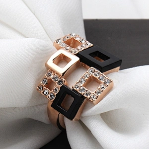 Fashion scattered cz royal gold ring designs for men