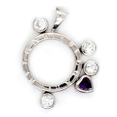 Cute Footprint Shape Silver Slide Beads Charm Design Boy And Girl Pendant