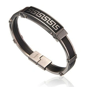 Plain style wholesale high end masculine mens bracelets