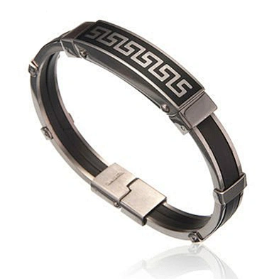 Plain style wholesale high end masculine mens bracelets