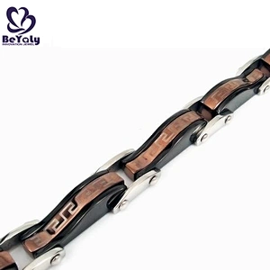 Rectangular spirals environmental bracelet china jewellery