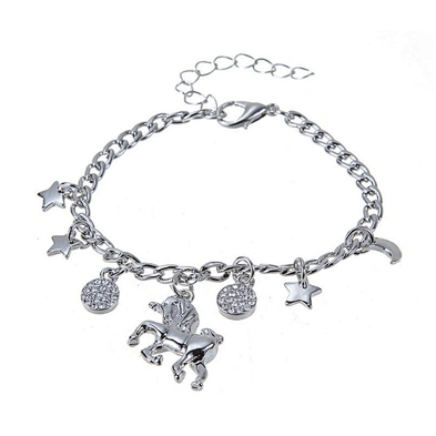 For Big Wrist Bohemia Charm Child Thread Image Bangles And Bracelet Horse Jewelry Hangtag