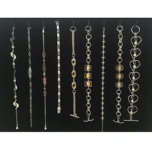 925 silver chain design female fake pearl bracelet wholesale