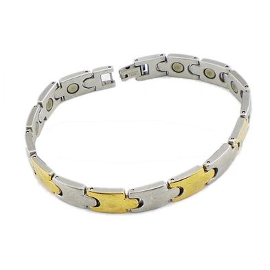 Elegant fashion bead design innovation hematite saint bracelet