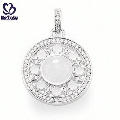 Nice gold plated 925 sun sterling silver diamond necklace