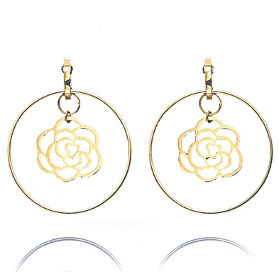 Fancy top jewelry saudi arabia gold earring design for women
