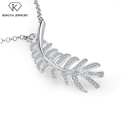 Bridal Wedding Fancy White Cz Stone Leaf Jewelry Necklace Set