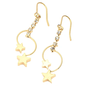 Fancy top jewelry saudi arabia gold earring design for women