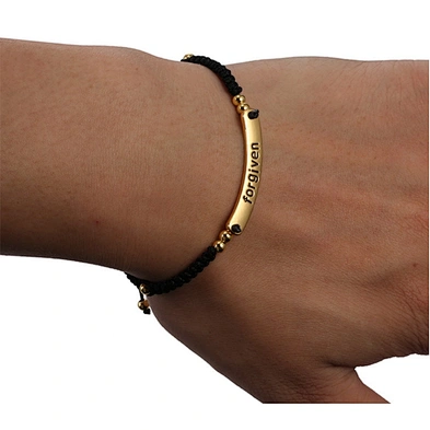 Nice gift gold forgiven carved bespoke handmade diy bracelet