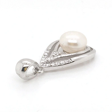 Nice Girls Silver Chain Pearl Waterdrop Cage Designs Pendant Personal