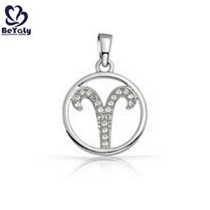 Wholesale 925 sterling silver jewelry zodiac sign cancer pendant