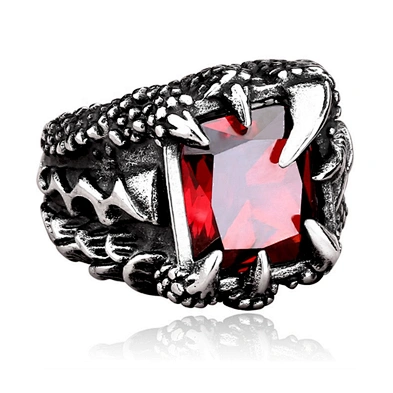 3D computer silver custom design wolf ring