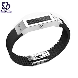 Hot recommend black leather stainless steel magnetic clasps