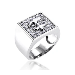 Simple silver daily wear saudi arabia silver men rings