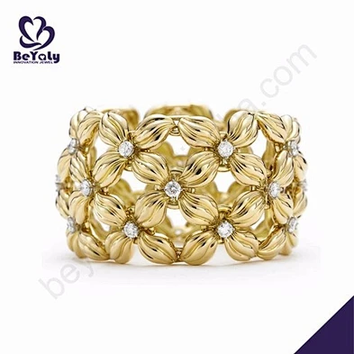 Vogue wedding silver jewelry gold bangle for bridal
