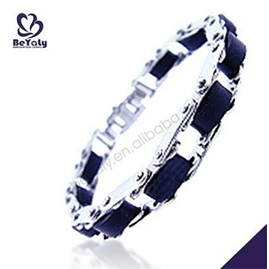 Promotion jewelry deep blue color hawaiian leather bracelets