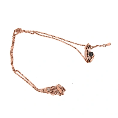 Rose Gold Evil Eye Pendant Projection I Love You Necklace 100 Languages