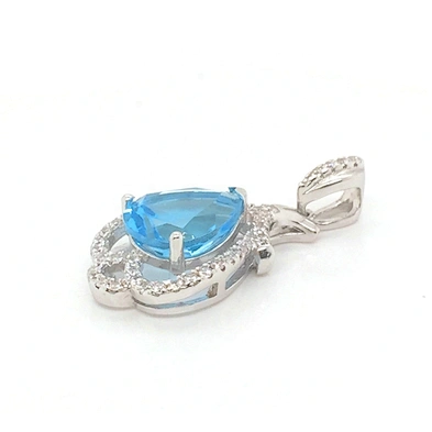 Magic Wand Design Heart Shape Pendant Necklace Jewelry , Crystal Magic Rod Sterling Silver Heart Necklace