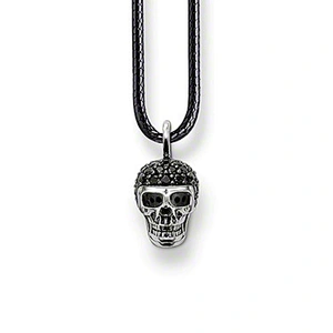 Good accessories skull design black pearl fashion costume jewellery