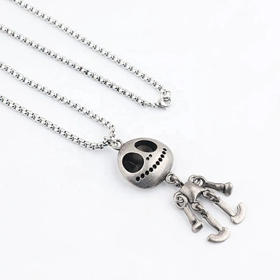 Fashion stainless steel jewellery wholesale skull pendant