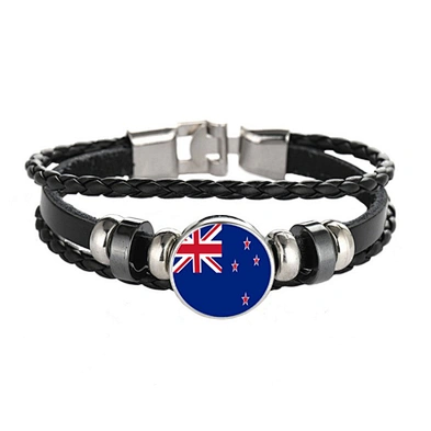 Custom braid serpent cord bracelet with logo medal