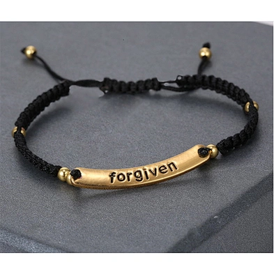 Nice gift gold forgiven carved bespoke handmade diy bracelet