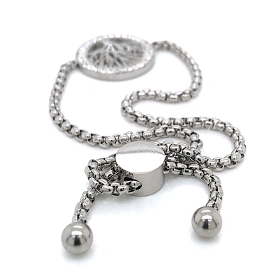 Tree of life bracelet good quality, corn chain tree of life round pendant bracelet jewelry