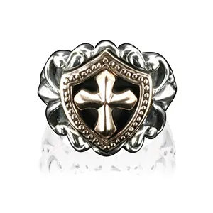 religious symbol cross ring mens christian jewelry