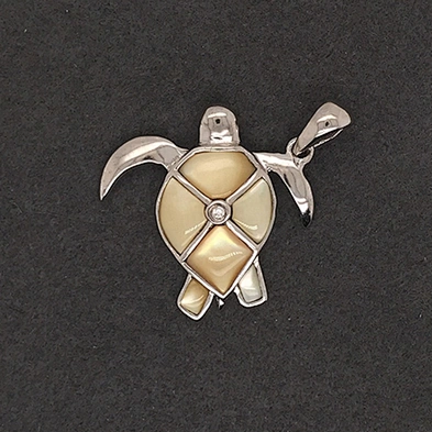 Fashion Design Silver Wholesale Sea Turtle Pendant With Pearl Oyster