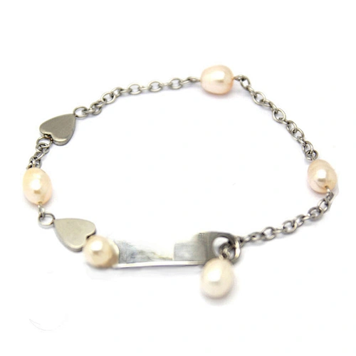 Pearl decor design korean accessories wholesale with heart