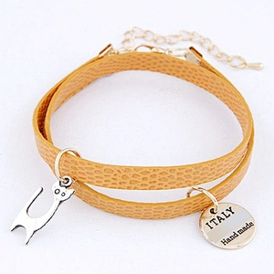 Fluorite Triangle Connected Python Leather Wide Stingray Skin Seed Alpaca Reggae Bracelets