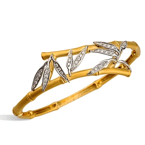 Latest cz bamboo metal charms and friendship bracelets