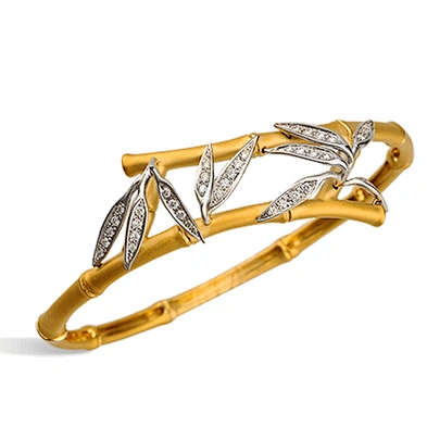Latest cz bamboo metal charms and friendship bracelets