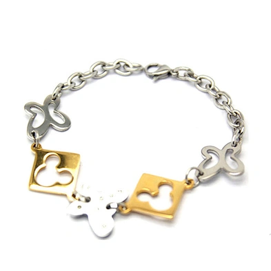 Beauty butterfly design titanium women accessories bracelets