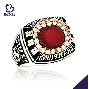 Memory souvenir custom cz softball championship rings