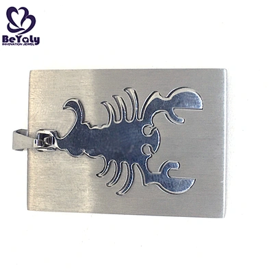 Cheap custom engraved animal necklace jewelry