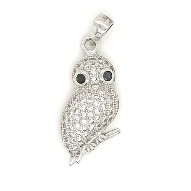 Wholesale Sterling Silver Cardin Birds Charm Pendant Necklace, Fashion Jewelry Bird Locket Necklace