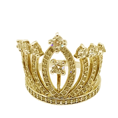 New design silver crown shaped vogue jewelry wedding ring