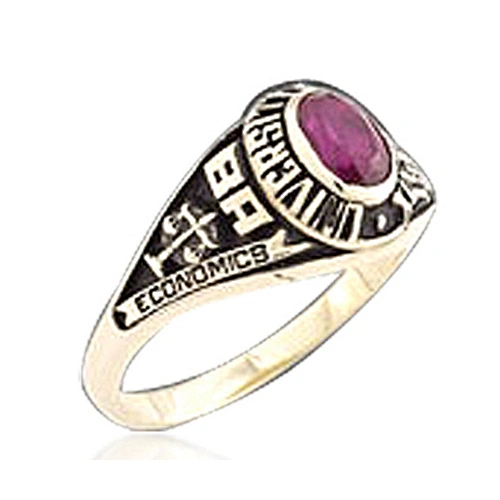 Popular American university BA fashion jewelry school ring