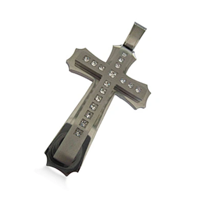 New sacred cross modern crucifix glamour stainless steel jewelry religious chandelier necklace pendant