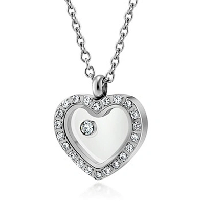Fashion heart design wholesale silver birthstone charms